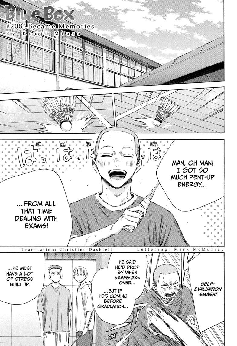 Blue Box Chapter 208 - Page 1 - Blue Box manga Chapter 208 manga