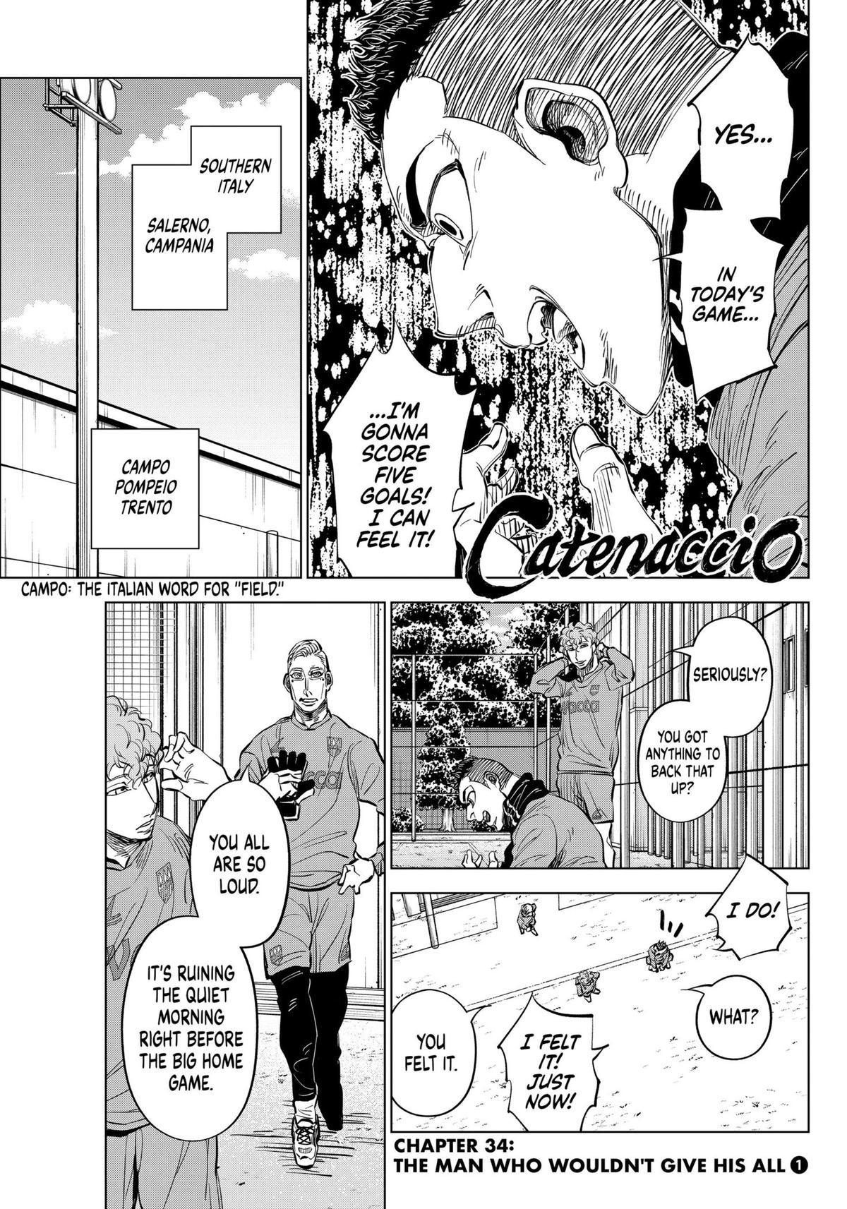 Catenaccio Chapter 34 1