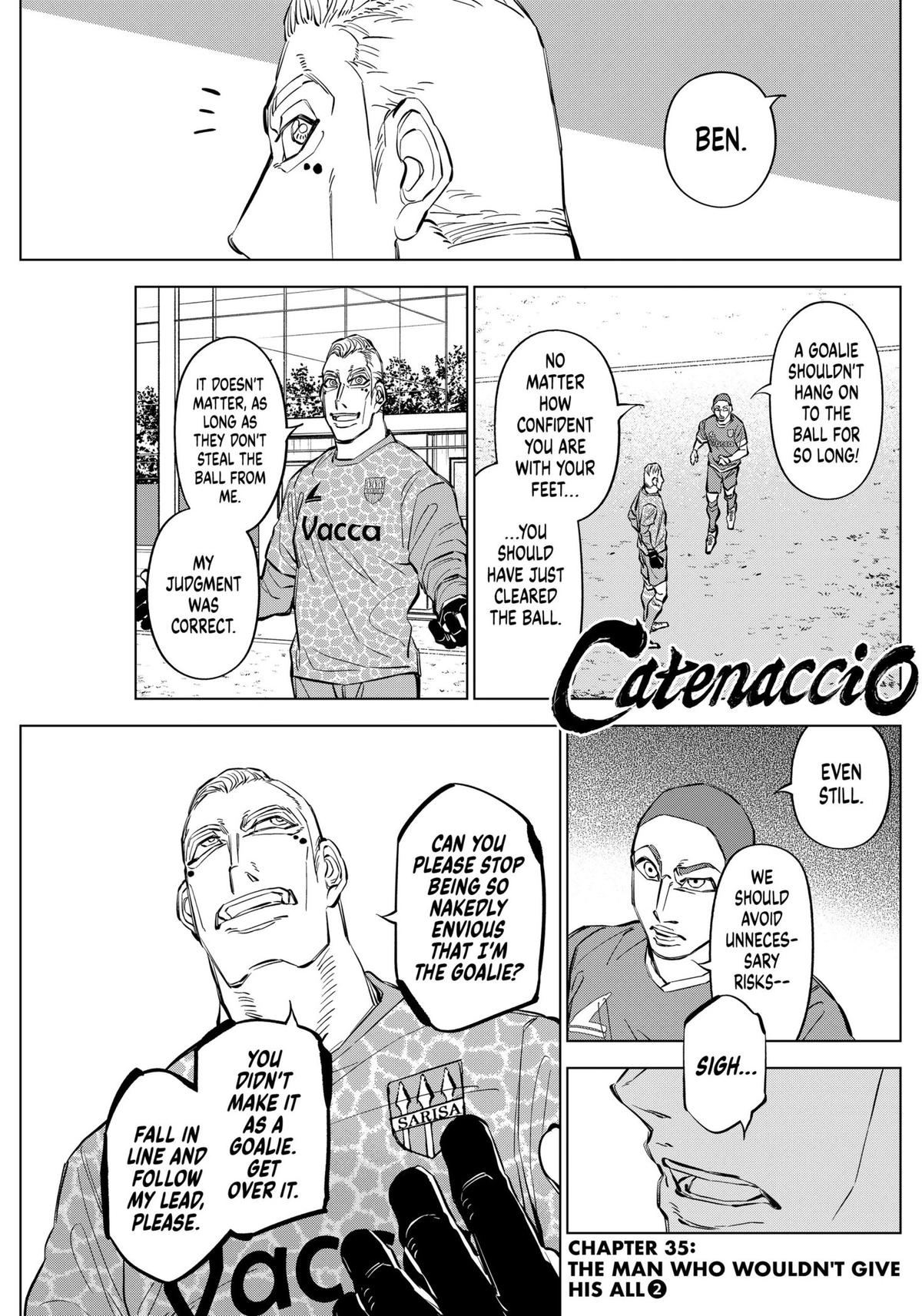 Catenaccio Chapter 35 1
