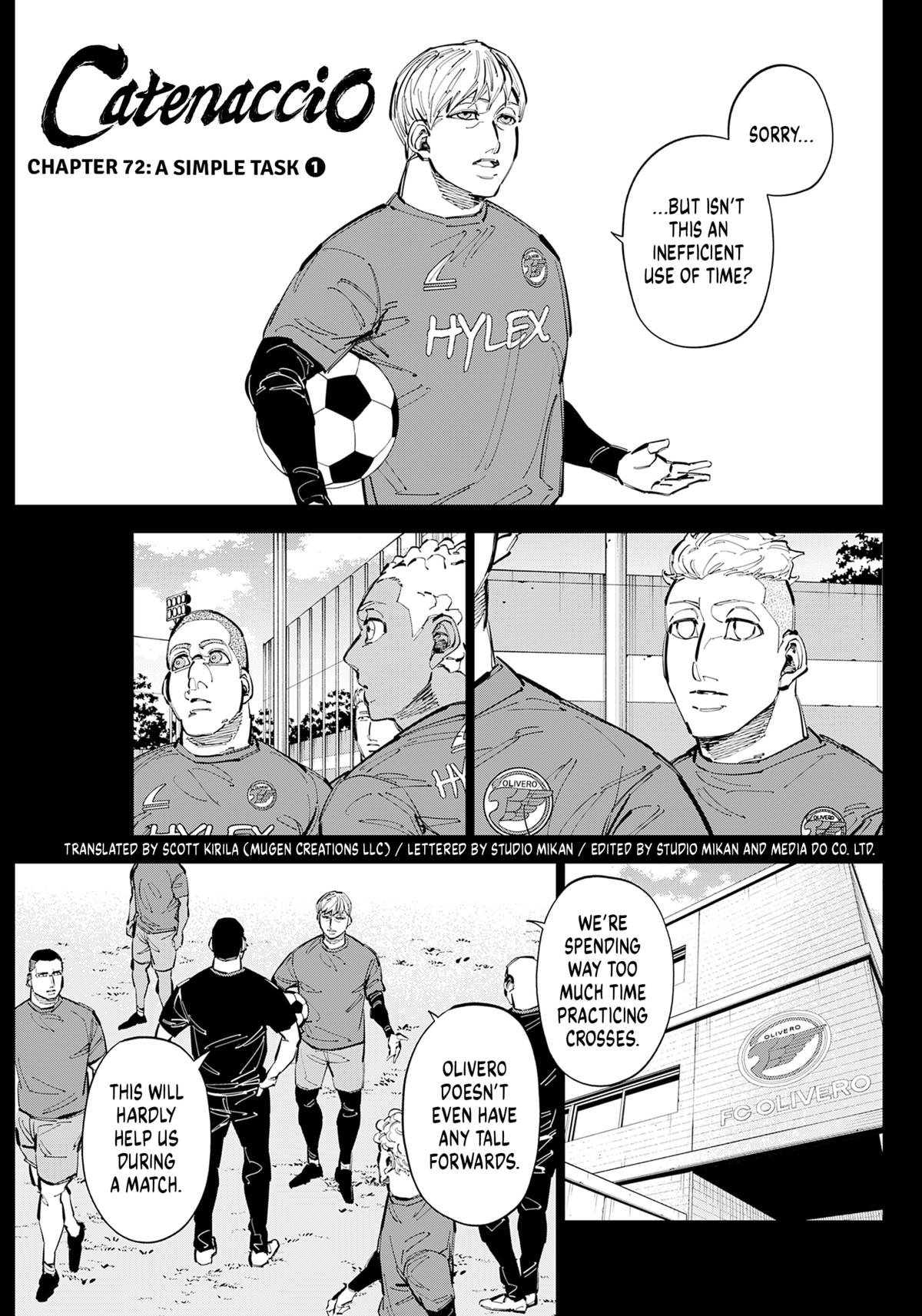 Catenaccio Chapter 72 1