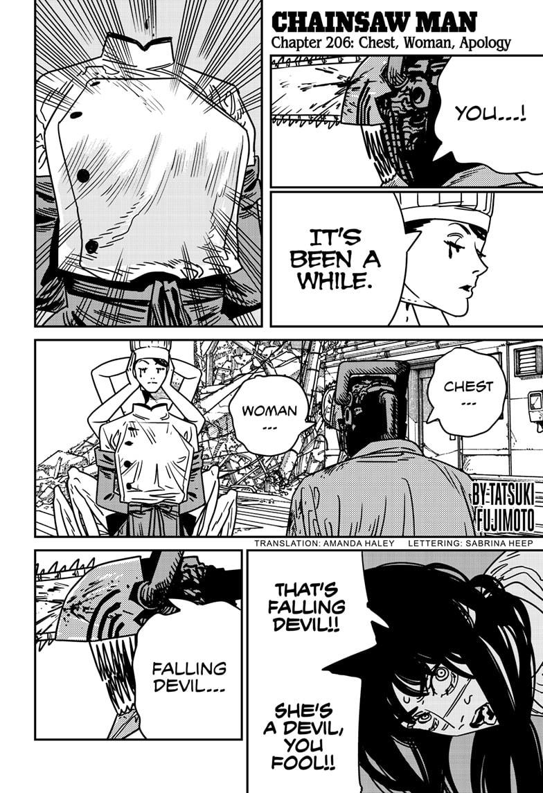 Chainsaw Man Chapter 206 - Page 1 - Chainsaw Man manga Chapter 206 manga