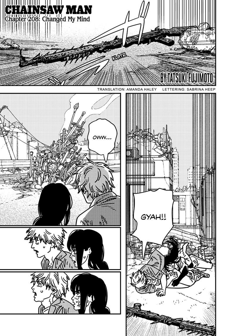 Chainsaw Man Chapter 208 - Page 1 - Chainsaw Man manga Chapter 208 manga