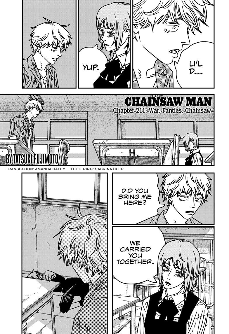 Chainsaw Man Chapter 211 - Page 1 - Chainsaw Man manga Chapter 211 manga