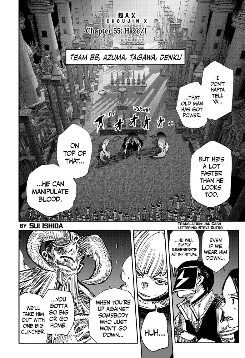 Choujin X Chapter 55