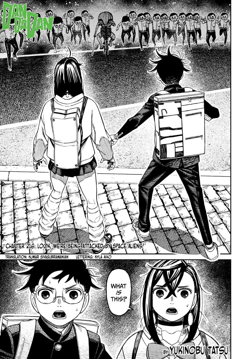 Dandadan Chapter 216 - Page 1 - Dandadan manga Chapter 216 manga