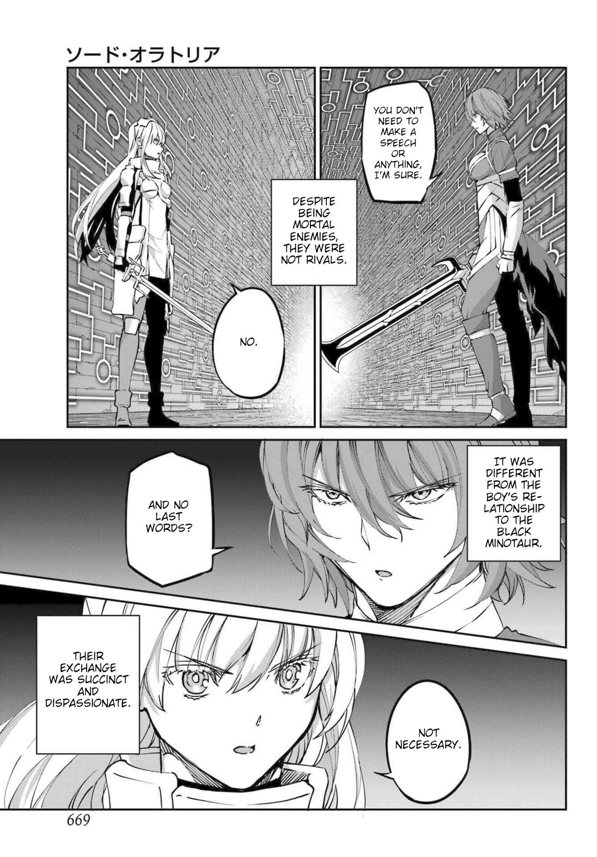 Is It Wrong to Try to Pick Up Girls in a Dungeon? Sword Oratoria quest 119 3