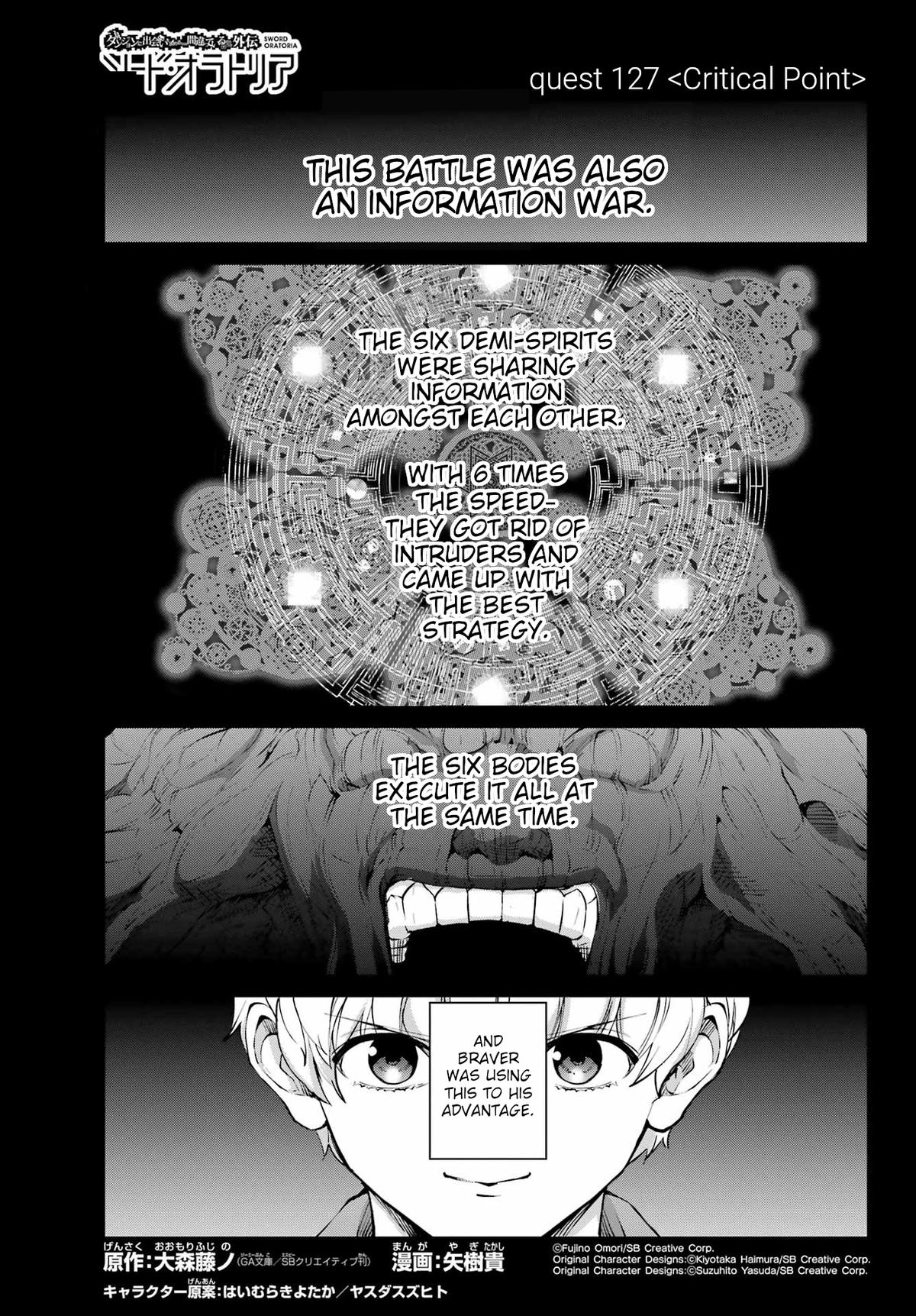 Is It Wrong to Try to Pick Up Girls in a Dungeon? Sword Oratoria quest 127 1