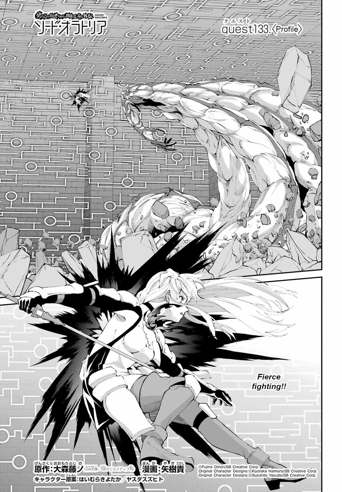 Is It Wrong to Try to Pick Up Girls in a Dungeon? Sword Oratoria quest 133 1