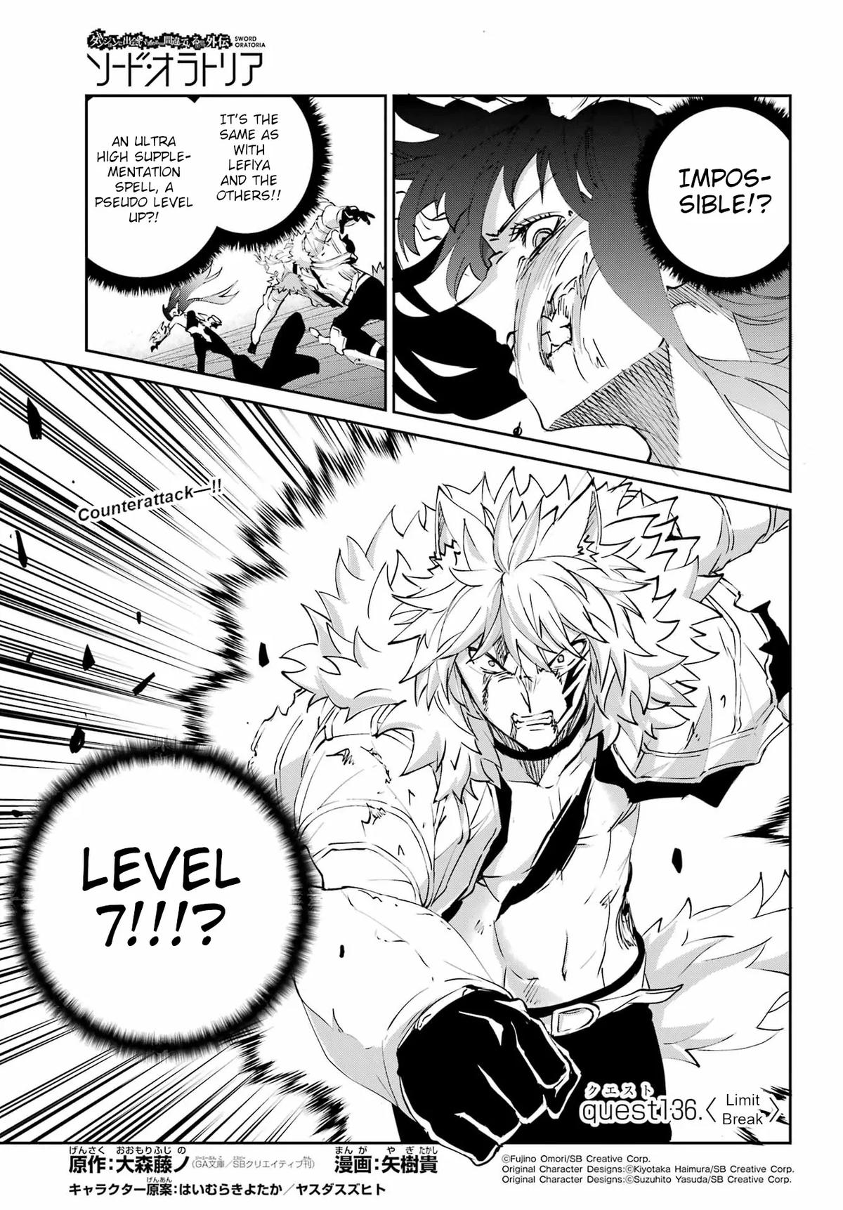 Is It Wrong to Try to Pick Up Girls in a Dungeon? Sword Oratoria quest 136 1