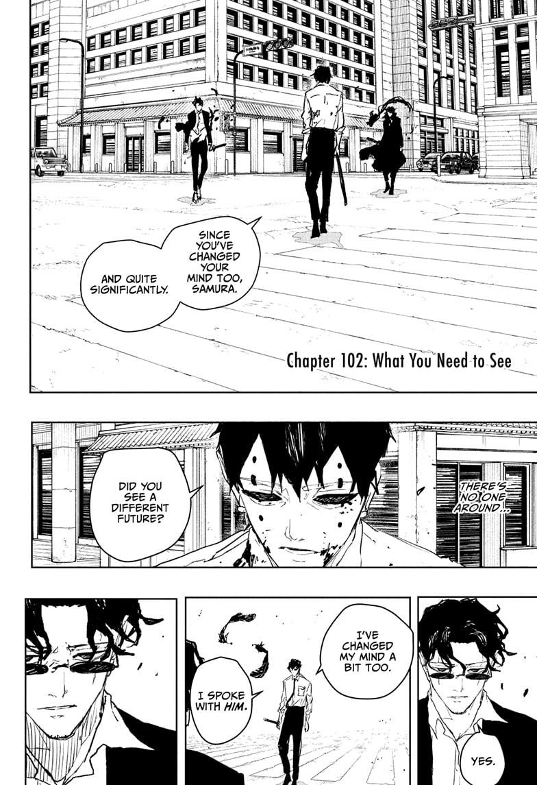 Manga Chapter 102 - Page 2 - Kagurabachi manga Chapter 102 manga