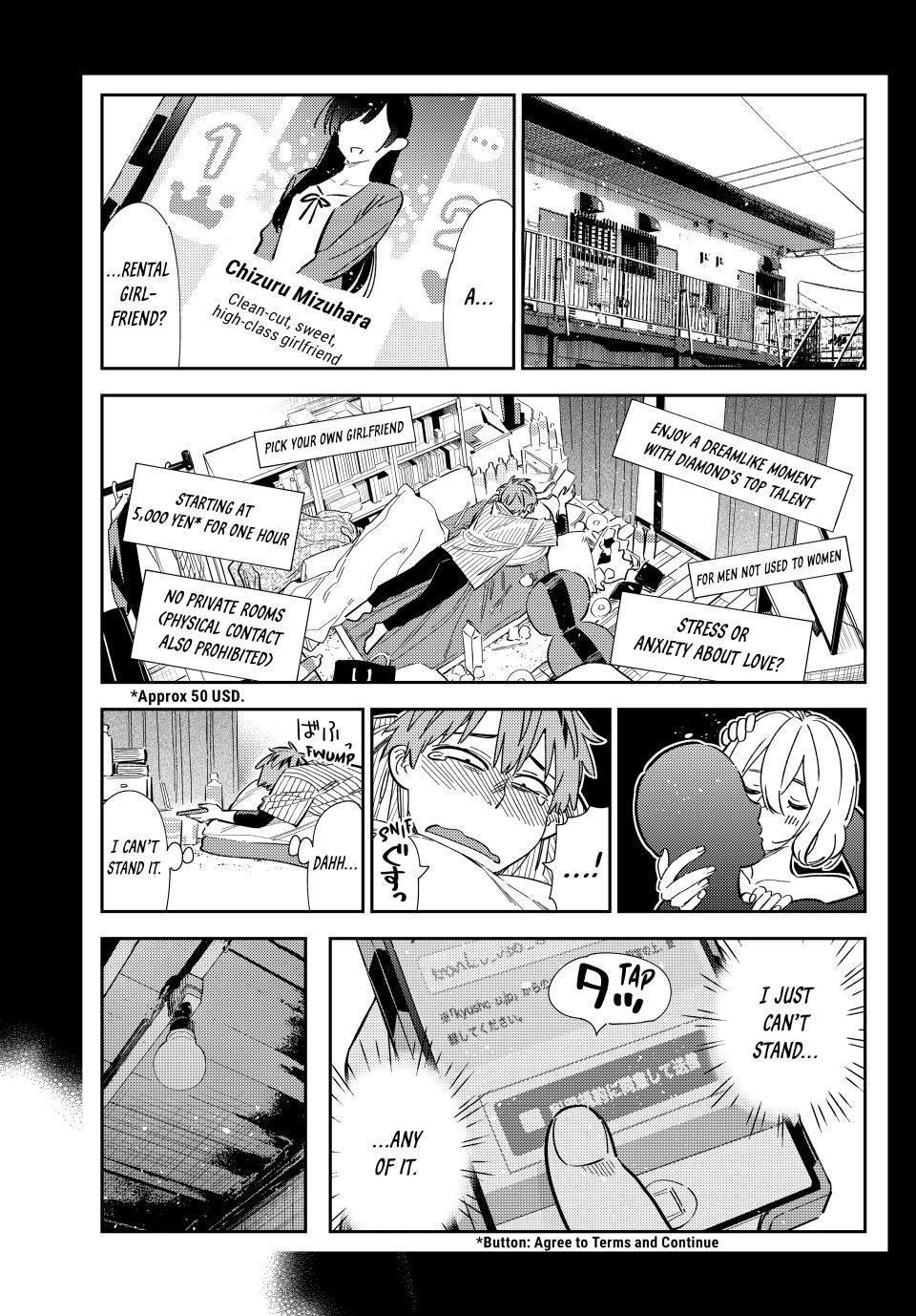 Rent A Girlfriend Chapter 316 - Page 1 - Rent A Girlfriend manga Chapter 316 manga