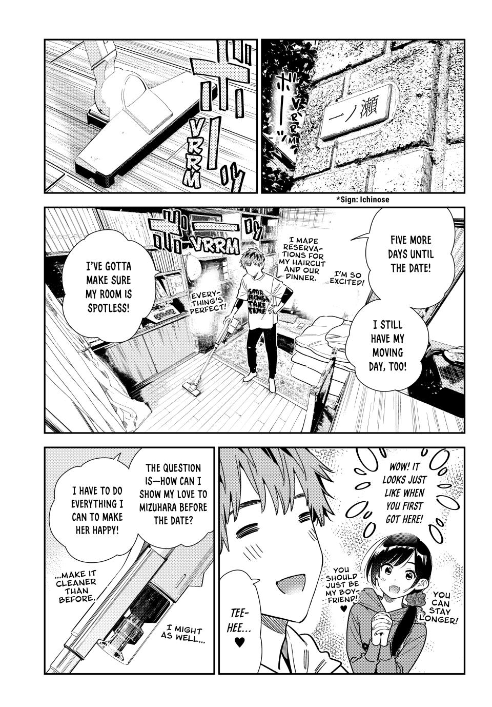 Rent A Girlfriend Chapter 346 - Page 1 - Rent A Girlfriend manga Chapter 346 manga