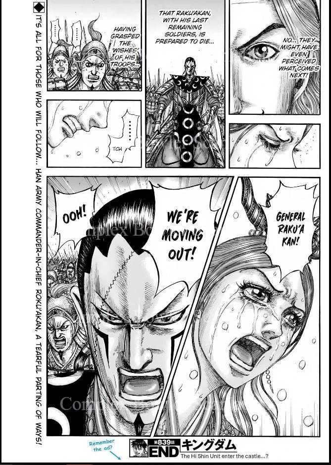 Kingdom Chapter 837