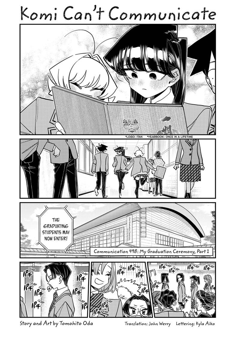 Komi Can’t Communicate Chapter 498