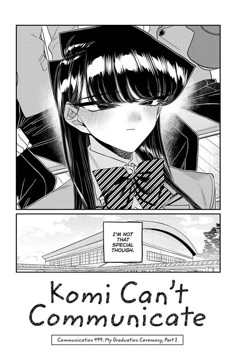 Komi Can’t Communicate Chapter 499
