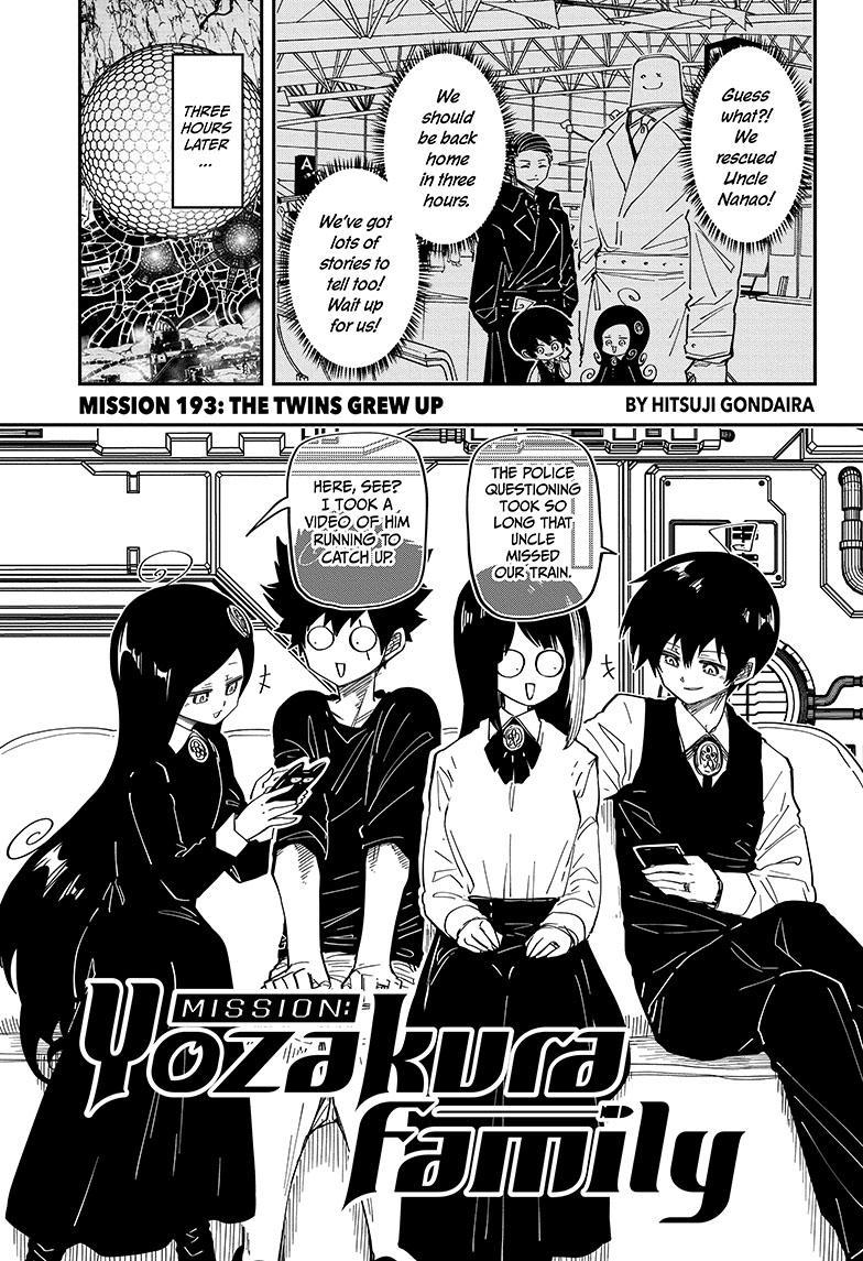 Mission: Yozakura Family Mission 193 1