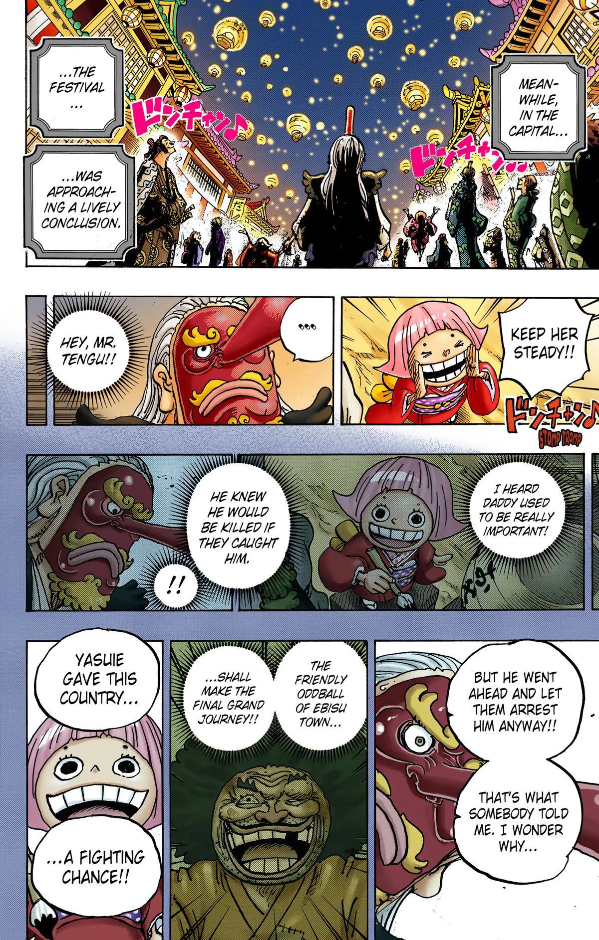 One Piece (Color) Chapter 1050 4