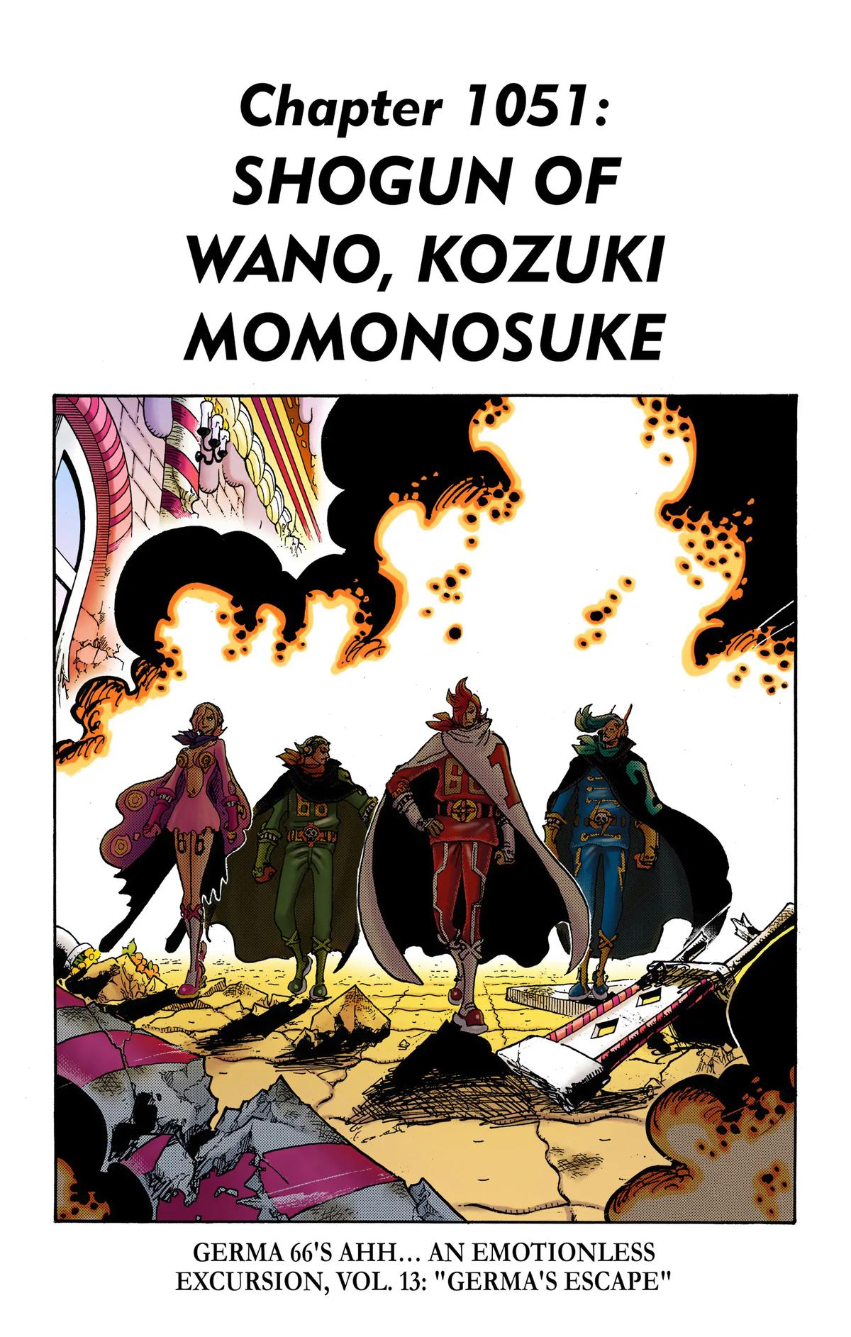 One Piece (Color) Chapter 1051 1