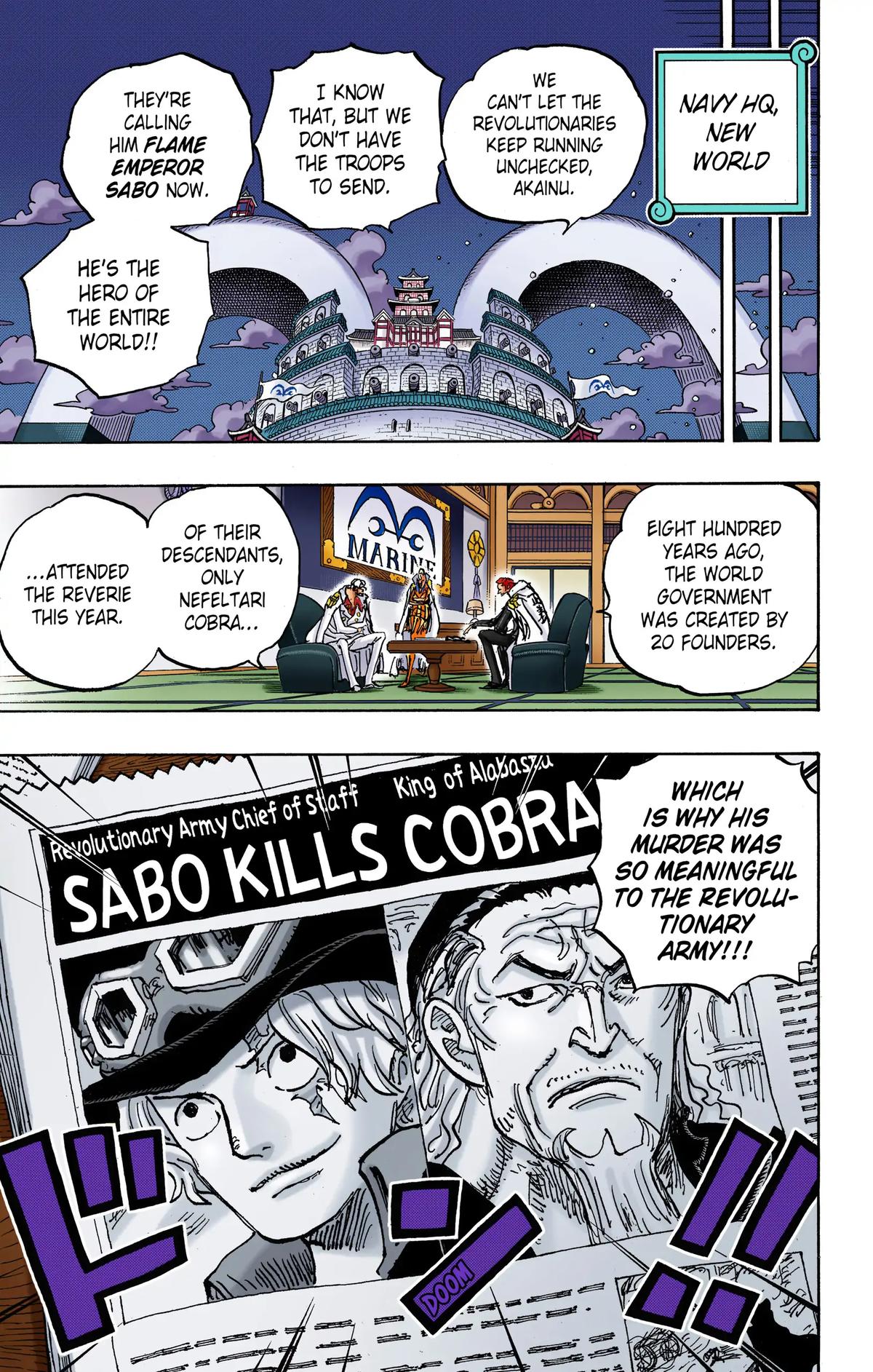 One Piece (Color) Chapter 1054 13