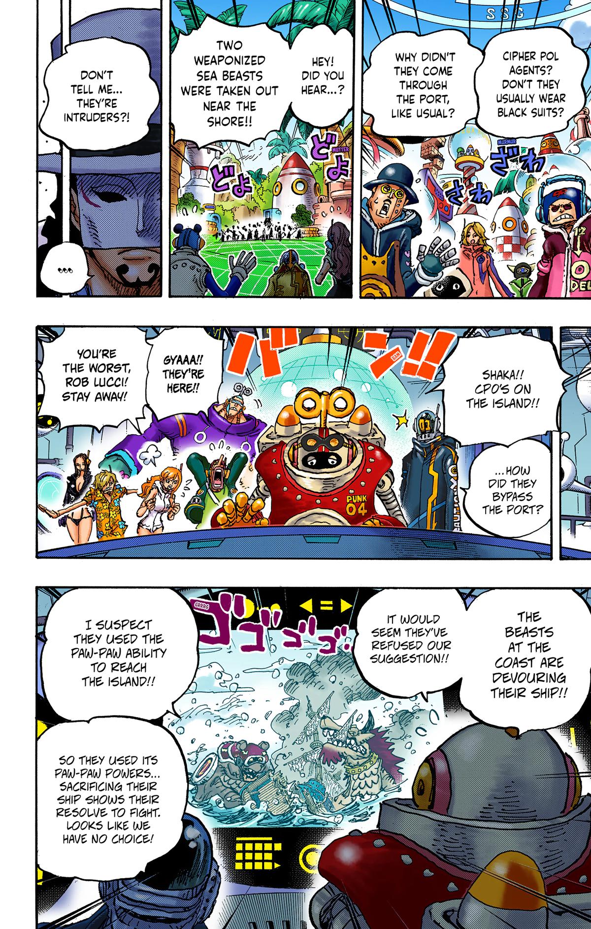 One Piece (Color) Chapter 1068 10