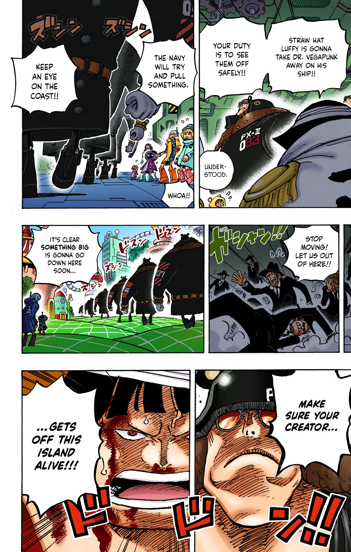 One Piece (Color) Chapter 1074 6