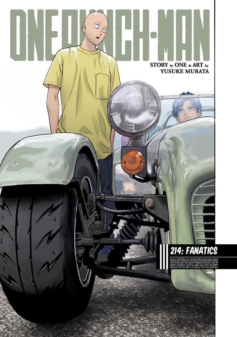 one punch man Chapter 214 - Page 1 - one punch man manga Chapter 214 manga