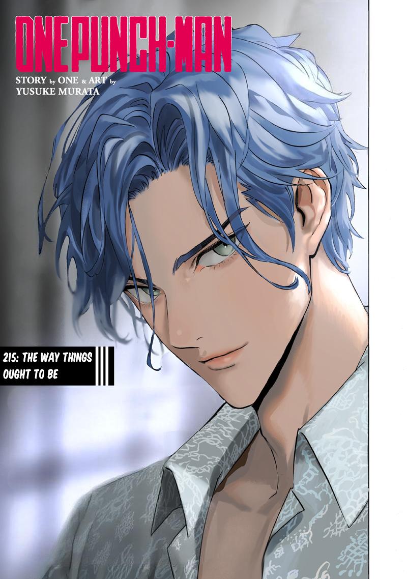 one punch man Chapter 215 - Page 1 - one punch man manga Chapter 215 manga