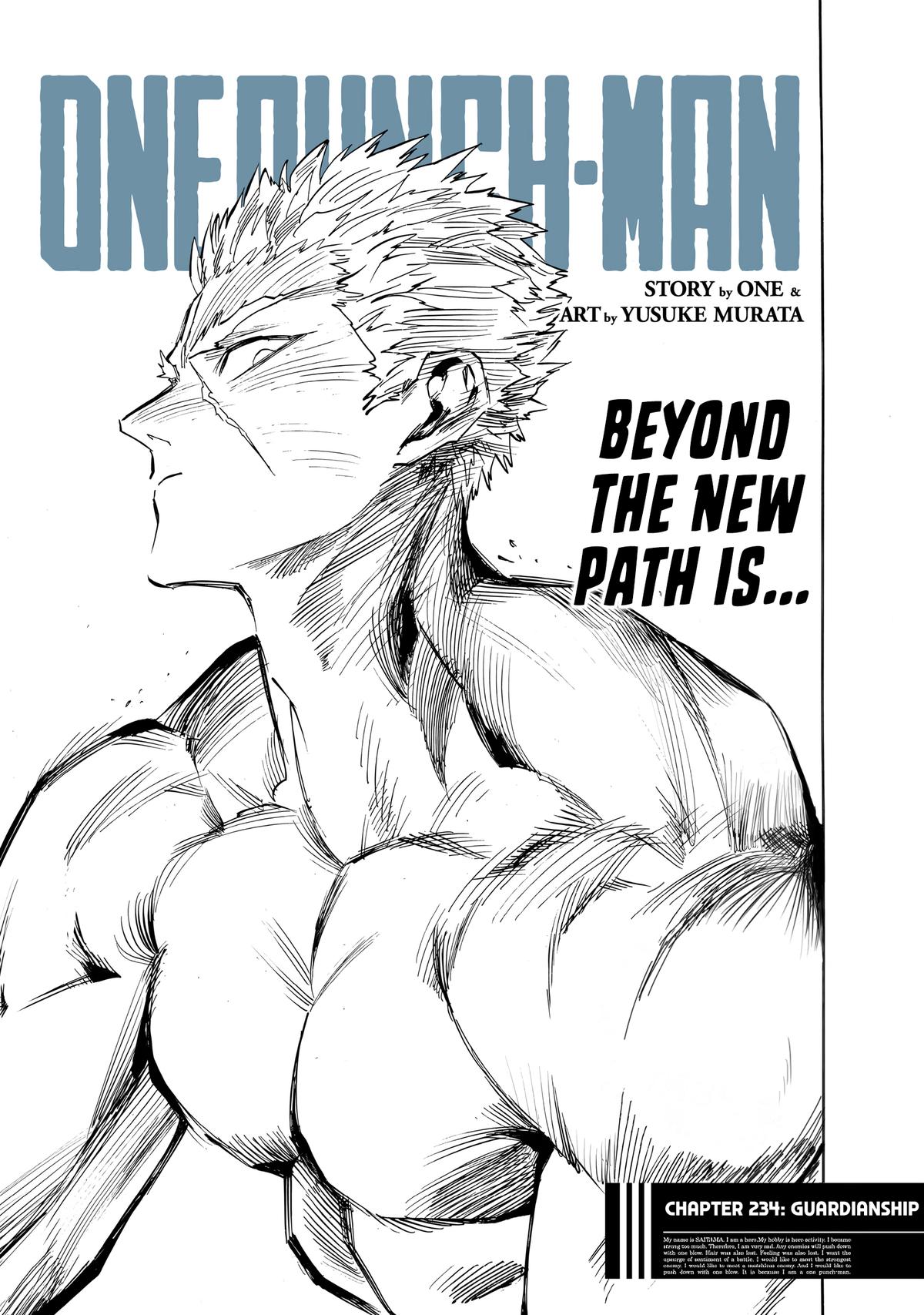 one punch man Chapter 234 - Page 1 - one punch man manga Chapter 234