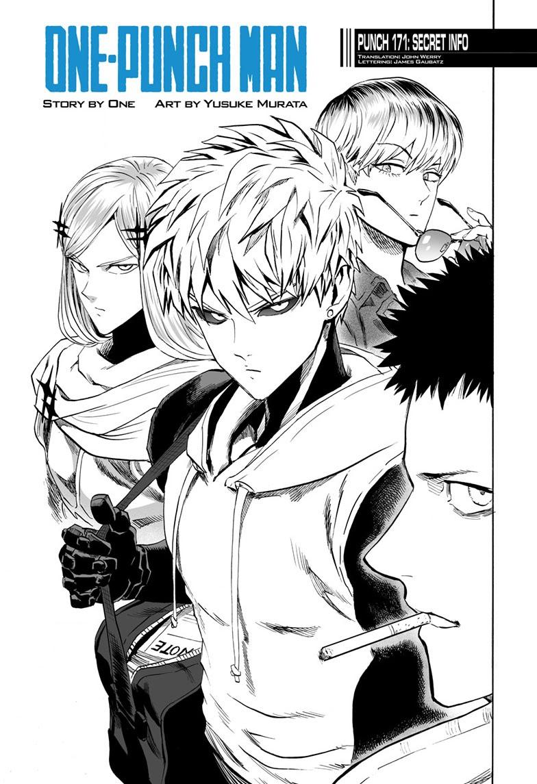 one punch man Chapter 171 - Page 1 - one punch man manga Chapter 171 manga