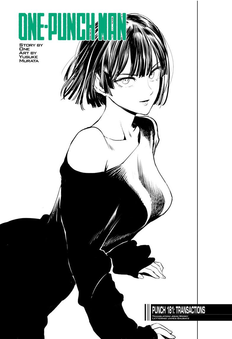 one punch man Chapter 181 - Page 1 - one punch man manga Chapter 181 manga