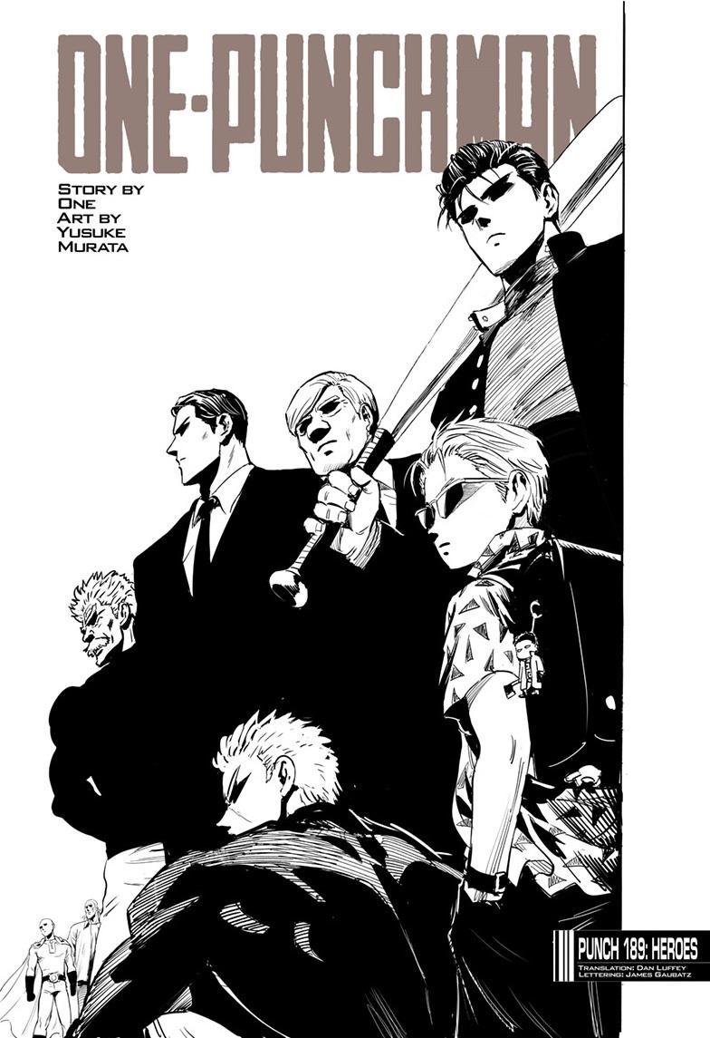 one punch man Chapter 189 - Page 1 - one punch man manga Chapter 189 manga