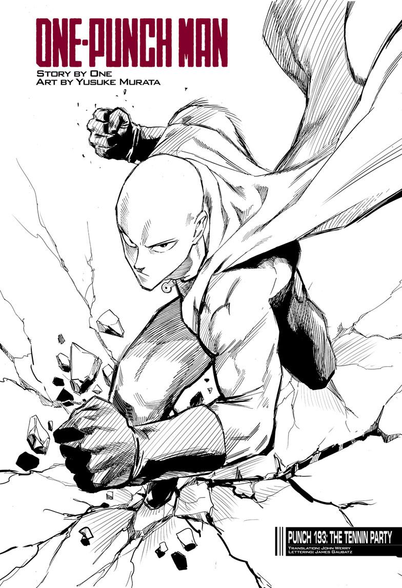 one punch man Chapter 193 - Page 1 - one punch man manga Chapter 193 manga