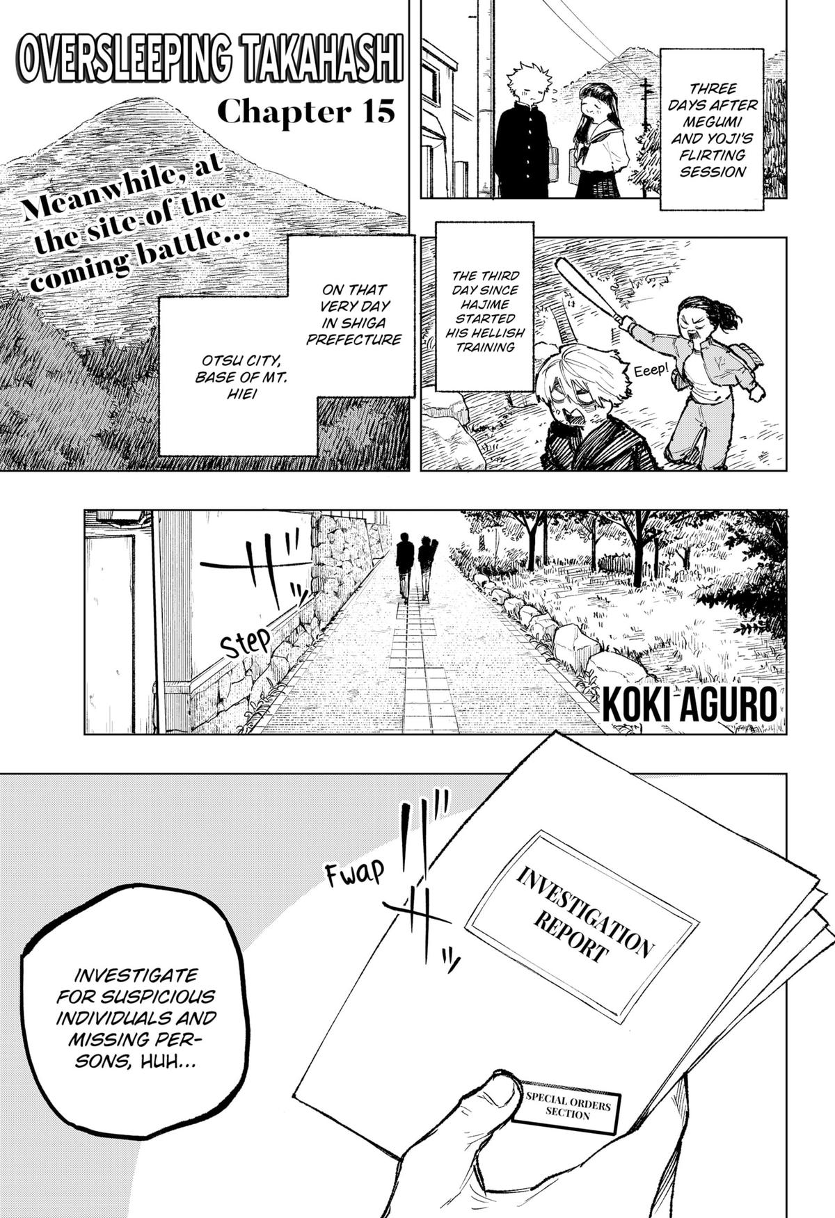 Oversleeping Takahashi Chapter 15 1