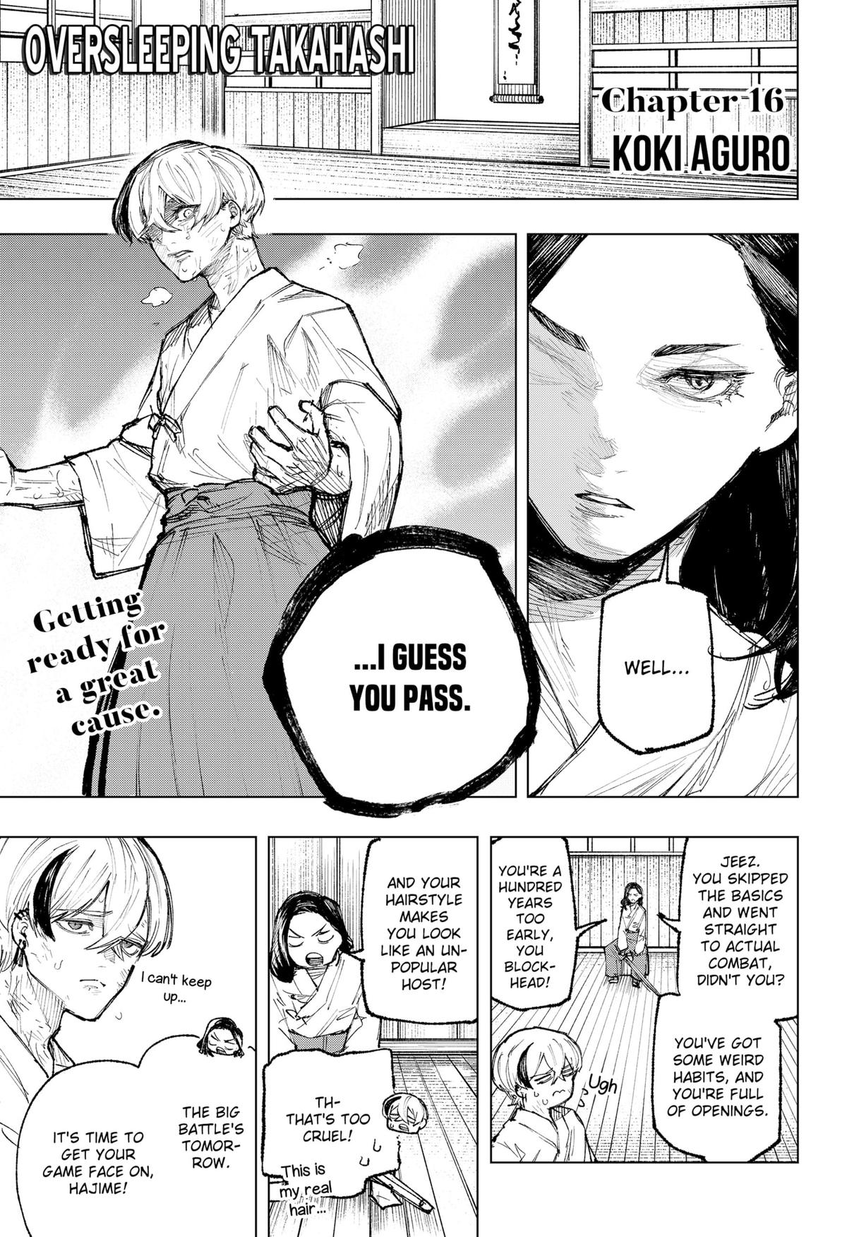 Oversleeping Takahashi Chapter 16 1