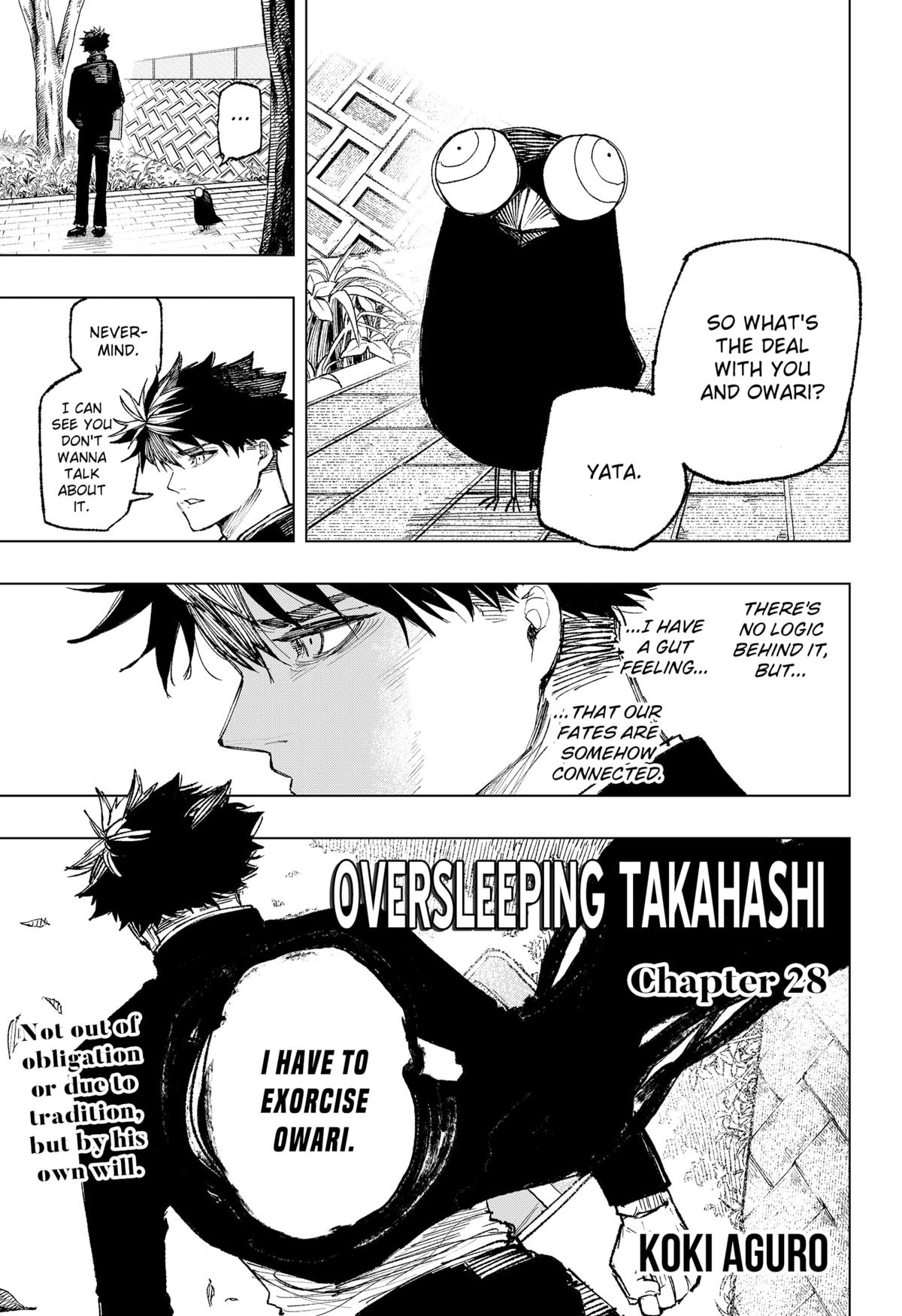 Oversleeping Takahashi Chapter 28 1