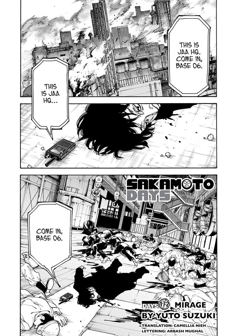 Sakamoto Days Chapter 172 - Page 1 - Sakamoto Days manga Chapter 172 manga
