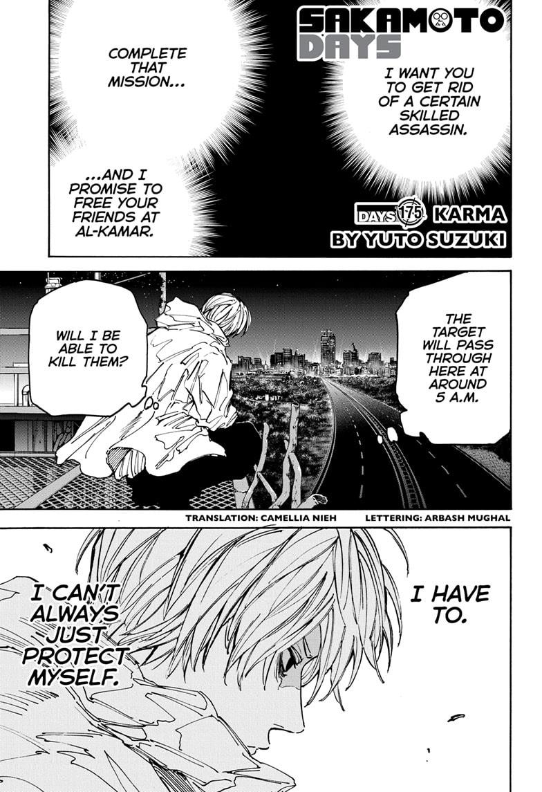 Sakamoto Days Chapter 175 - Page 1 - Sakamoto Days manga Chapter 175 manga