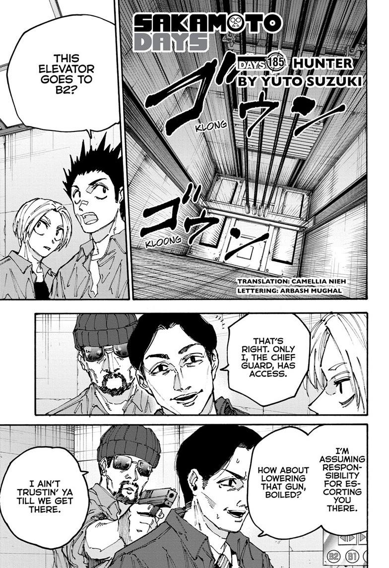 Sakamoto Days Chapter 185 - Page 2 - Sakamoto Days manga Chapter 185 manga
