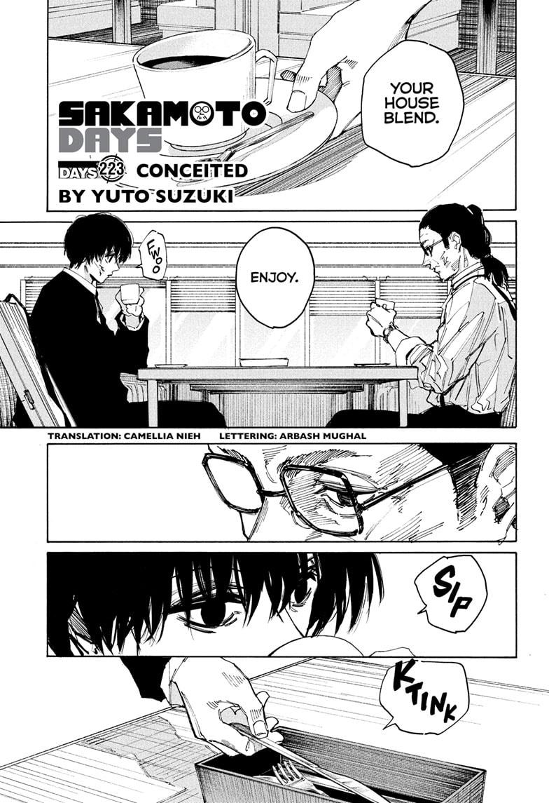 Sakamoto Days Chapter 223 - Page 1 - Sakamoto Days manga Chapter 223 manga