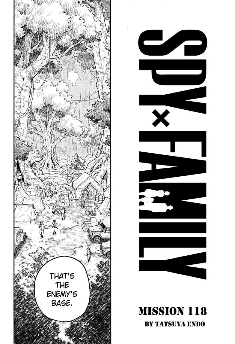 Spy x Family Chapter 118 - Page 1 - Spy x Family manga Chapter 118 manga