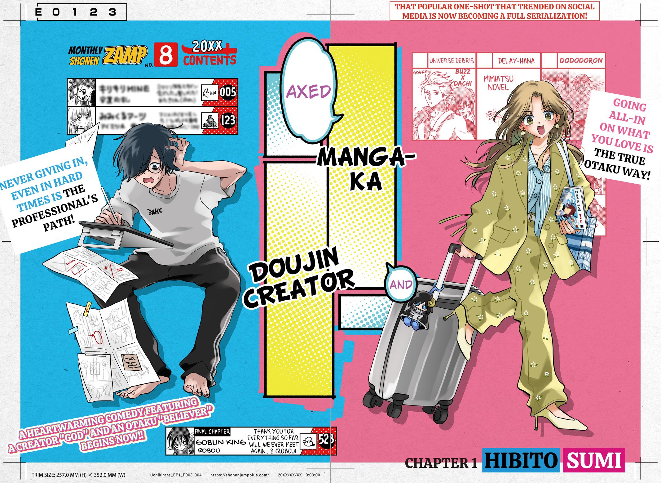 Axed Mangaka and Doujin Creator Chapter 1 4