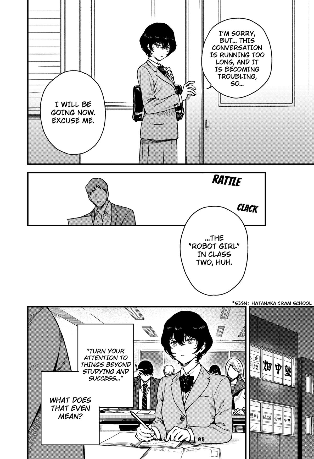 Manaka the Human and the Slaughter Robot Chapter 1 11