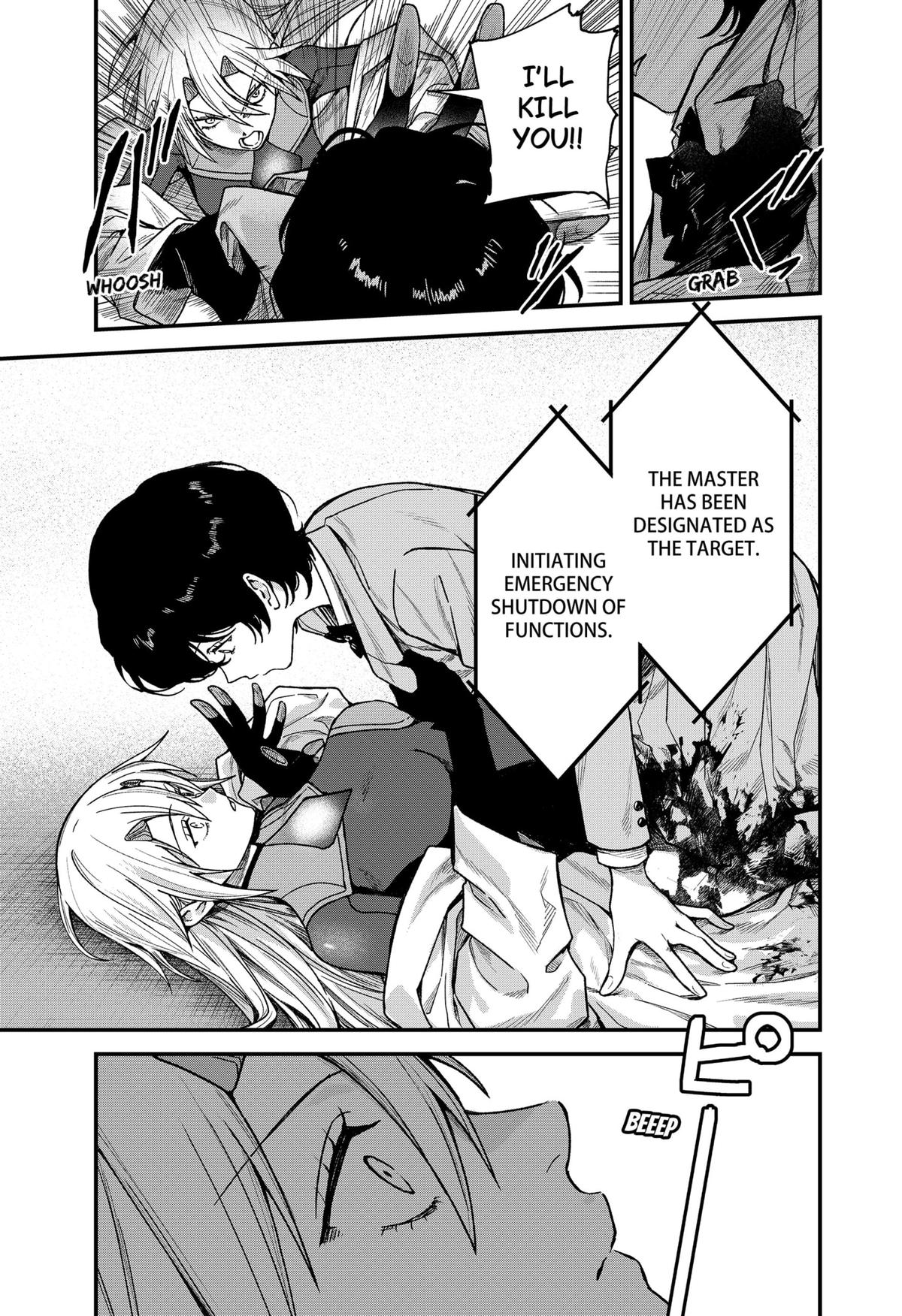 Manaka the Human and the Slaughter Robot Chapter 1 42