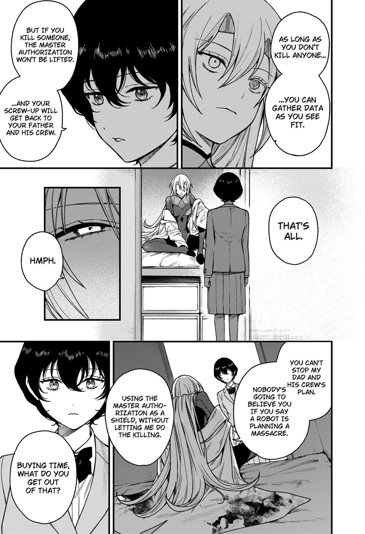 Manaka the Human and the Slaughter Robot Chapter 1 52