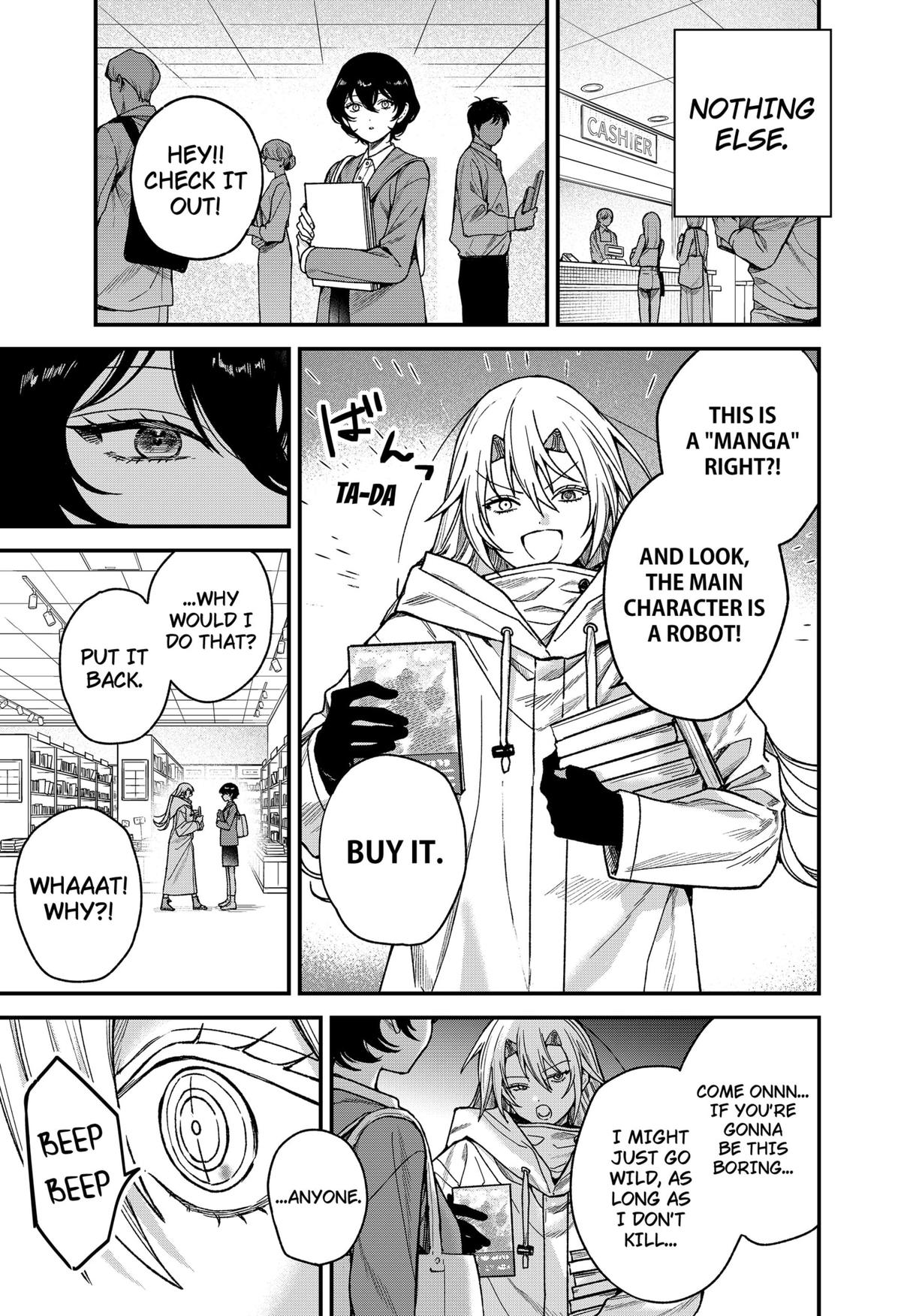 Manaka the Human and the Slaughter Robot Chapter 3 7