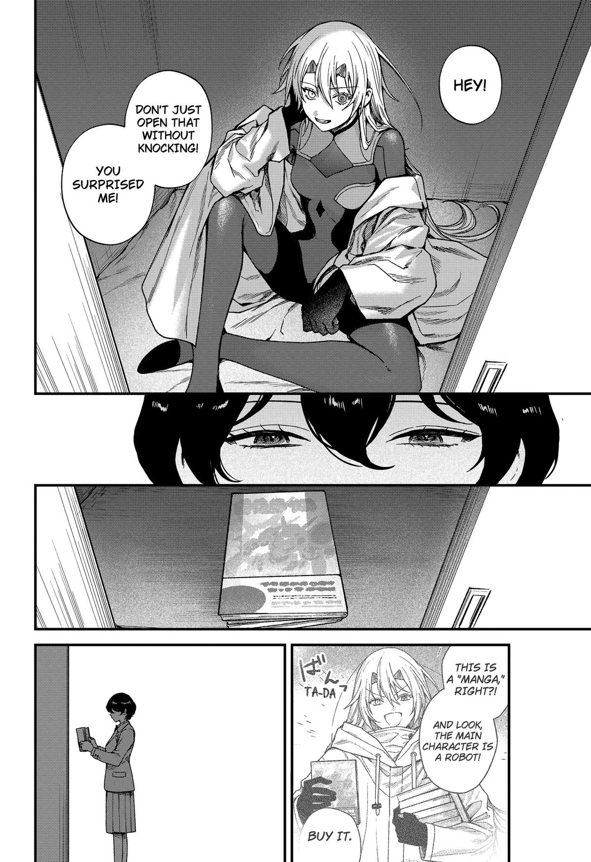 Manaka the Human and the Slaughter Robot Chapter 8 40