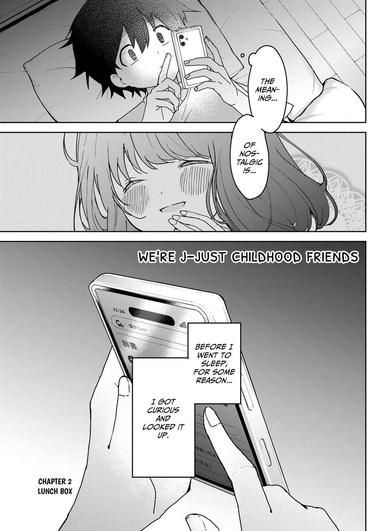 We're J-Just Childhood Friends Chapter 2 1