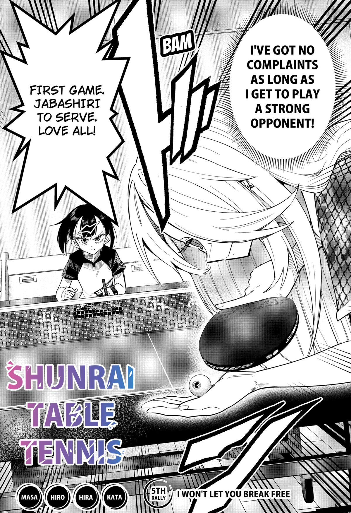 Shunrai Table Tennis Chapter 5 2