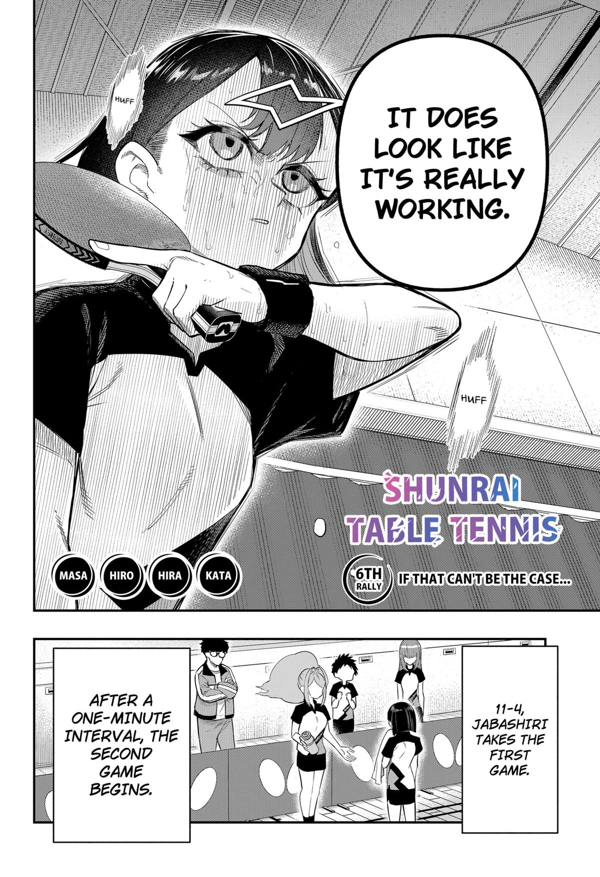 Shunrai Table Tennis Chapter 6 2