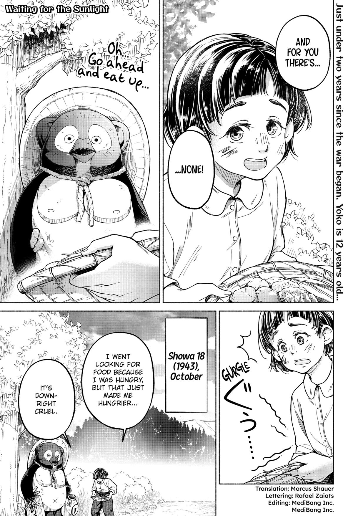 Waiting for the Sunlight Chapter 2 1